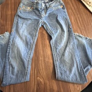 Seven7 Classic Low Rise Blue Jeans